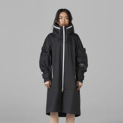 Pre-owned Adidas By Stella Mccartney Size L- Adidas By Stella Maccartney Long Parka Women's, Black.