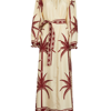La Doublej Cerere Dress In Date Palms Placée Ivory