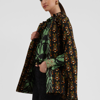 La Doublej Milano Mini Cape In Scarab Black