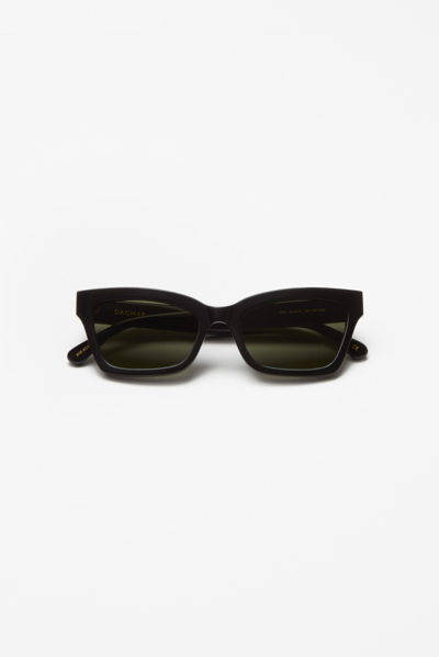 House Of Dagmar Angled Sunglasses In Black