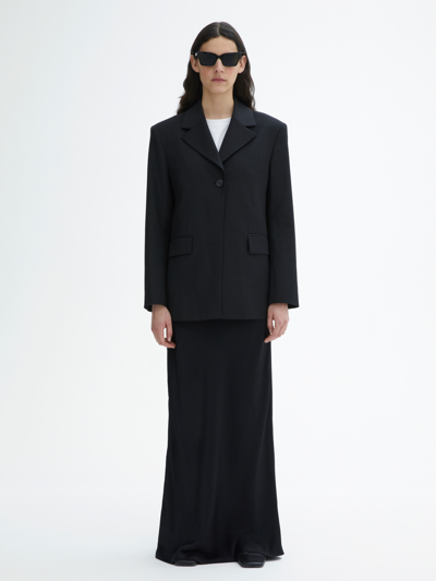 House Of Dagmar Single Button Blazer In Black