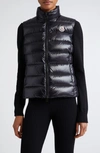 Moncler Ghany Down Vest In Black