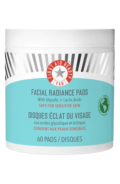 First Aid Beauty Facial Radiance Pads With Glycolic + Lactic Acids 28 Pads / Pack