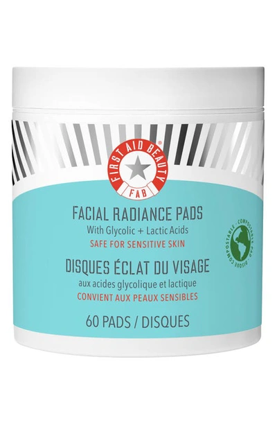 First Aid Beauty Facial Radiance Pads With Glycolic + Lactic Acids – Exfoliating Pads With Aha, 28 Pads