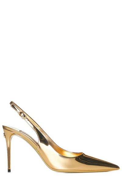Dolce & Gabbana Pointed In Gold