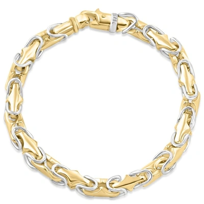 Pompeii3 Men's Link 14k Gold (52gram) Or Platinum (85gram) 6.5mm Bracelet 8.5"