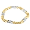 Pompeii3 Men's Figaro 14k Gold (62gram) Or Platinum (99gram) 9mm Link Bracelet 8.75" In Gold