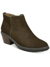 Sam Edelman Pryce Womens Zipper Waterproof Ankle Boots In Green