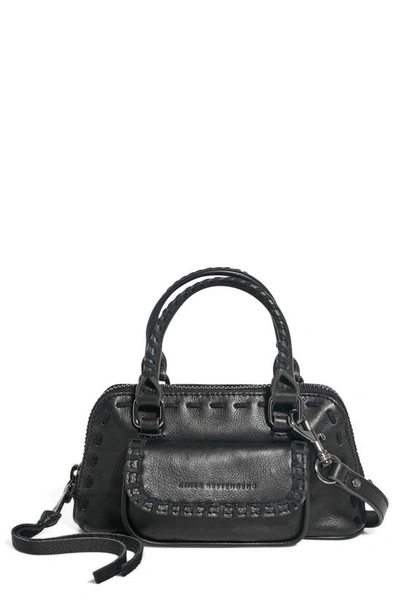 Aimee Kestenberg Mini Sedona Convertible Leather Crossbody Bag In Black