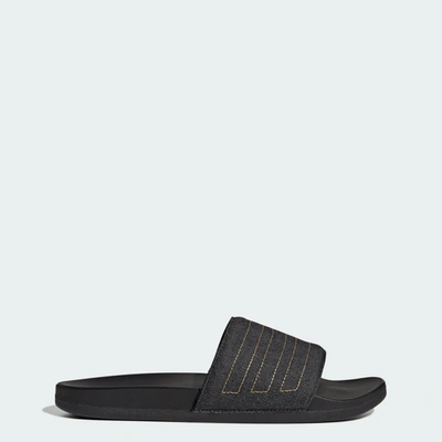 Adidas Originals Mens Adidas Adilette Comfort Slides In Core Black/grey/grey