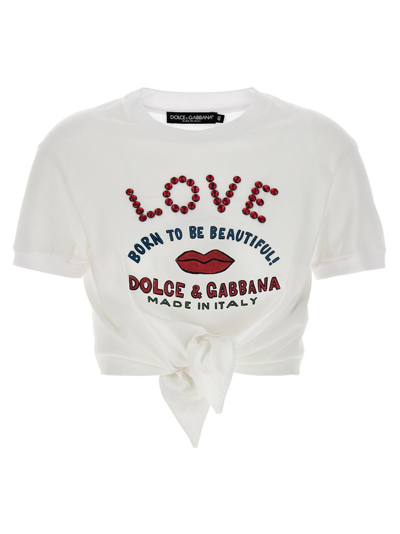 Dolce & Gabbana Tied In White