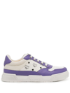 Mcm Skyward Low-top Sneakers In Visetos In Dahlia Purple