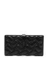 Kurt Geiger Embossed Leather Wallet In Black