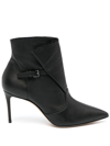 Casadei Julia Kate Heeled Ankle Boots In Black