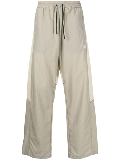 Reebok Elasticated-waist Ripstop Track Pants In Neutrals