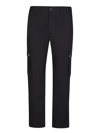 Dolce & Gabbana Logo-plaque Cargo Trousers In Black