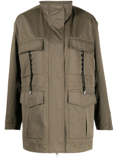3.1 Phillip Lim / フィリップ リム Oversized Lacing Utility Jacket In Army