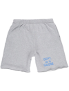 Gallery Dept. Logo-print Cotton Shorts In Grey