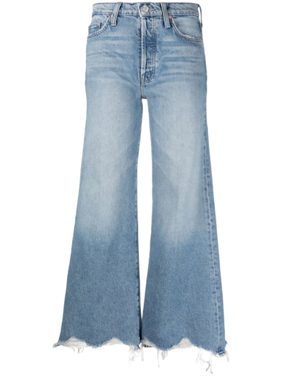 Mother The Tomcat Roller Chew High Rise Jeans In Blue