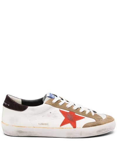 Golden Goose Super-star Leather Sneakers In 10531