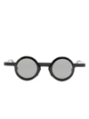 Vava Eyewear Wl0056 Round-frame Sunglasses In Black