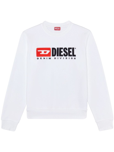 Diesel Sweatshirt With Logo In White