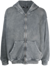 MAINLESS DISTRESSED HOODED JACKET