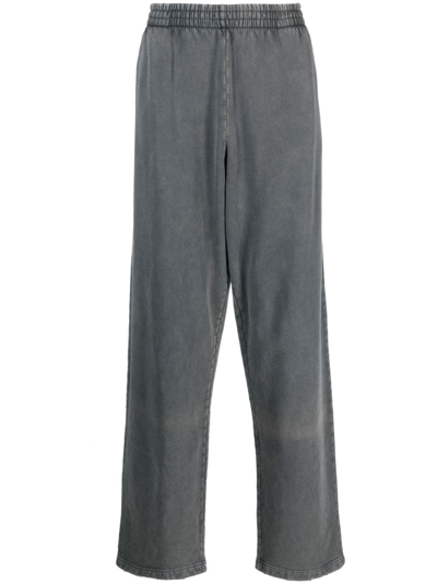 Mainless Elasticated-waistband Track Trousers In Grey