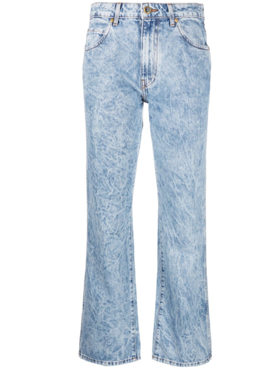 KHAITE VIVAN BOOTCUT-LEG JEANS