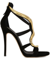 Giuseppe Zanotti Venere 120mm High-heel Sandals In Black