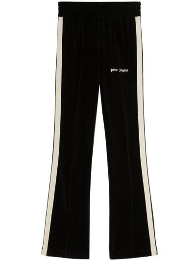 Palm Angels Classic Loose Track Pants Black Off Whit In Black Off White