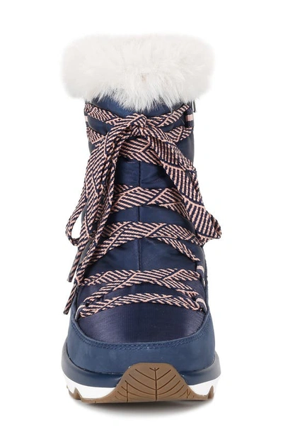 Spyder Camden Faux Fur Trim Waterproof Insulated Boot In Midnight