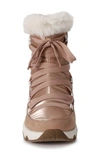 Spyder Camden Faux Fur Trim Waterproof Insulated Boot In Blush Metallic