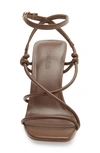 Open Edit Reggie Sandal In Brown Chocolate