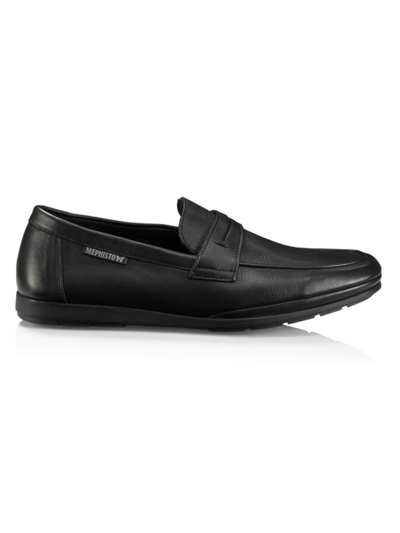 Mephisto Men's Alexis Suede Moccasins In Black