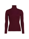 Zimmermann Women's Luminosity Lurex Rayon Top In Burgundy