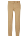 Hugo Slim-fit Trousers In Stretch-cotton Gabardine In Beige