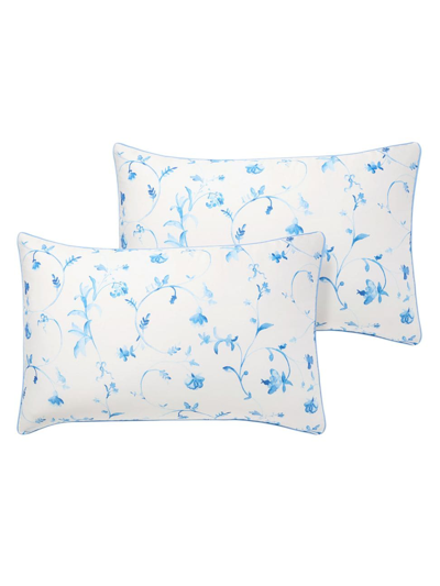 Hill House Home Botanical Pillowcase Set In Blue