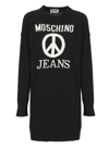 M05CH1N0 JEANS WOOL AND CASHMERE BLEND DRESS