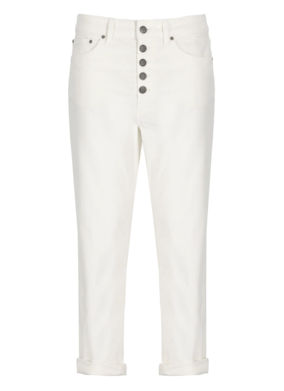 Dondup Koons Gioiello Jeans In White