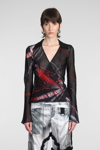 Louisa Ballou Shirt In Black Silk In Black