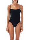 Wardrobe.nyc Matte Lycra One Piece Swimsuit In Black