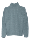 PESERICO CABLE KNIT TURTLENECK