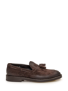 Doucal's Vintage Style Oil Loafers In Tmoro