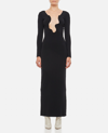 Christopher Esber Salacia Wire Maxi Dress In Black