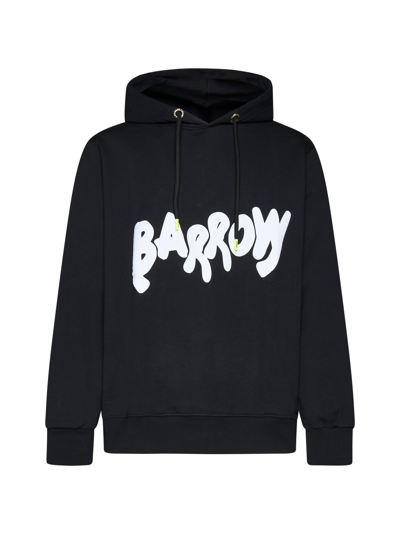 Barrow Cotton Hoodie In Schwarz