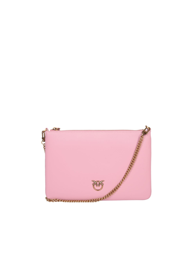 Pinko Flat Love Pink Bag By