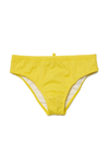 DSQUARED2 D2M79M-ECO SW BOXER DSQUARED YELLOW BRIEF SWIMMING COSTUME WITH LOGO