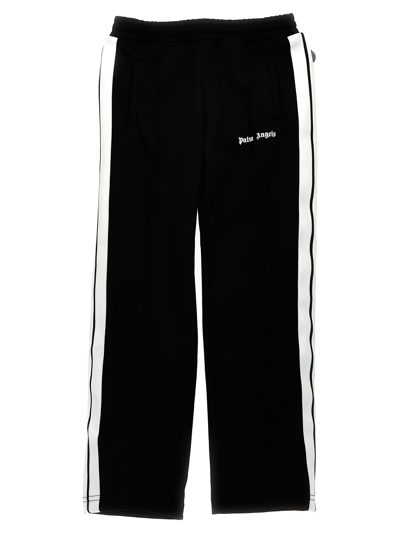 Palm Angels Kids Jersey Track Pants In Black