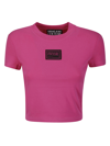 Versace Jeans Couture 75dp602 S Piece Nr Label T-shirt In Pink